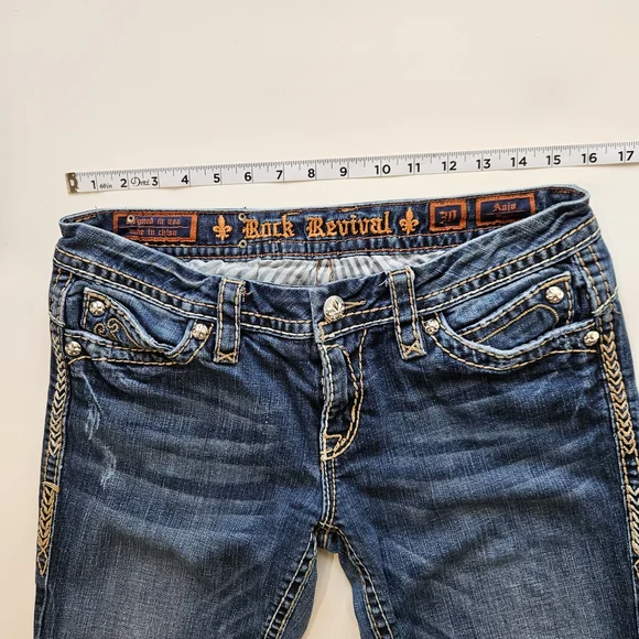 Rock Revival Jeans Size 30 Women's Anja Boot Denim - Picture 12 of 12